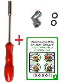 Resim AKBELLİ GROUP Tüpten Doğalgaza Dönüşüm Seti Doğalgaz Ocak Memesi Enjektörü 7 Mm Arçelik Beko Kumtel Bosch 