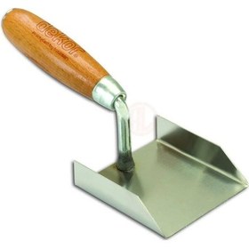 Resim Dekor Hassan Köşe Malası Ahşap Saplı Paslanmaz Çelik 8 Cm 