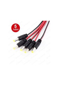 Resim 5 Adet CCTV Güvenlik Kamerası için Erkek DC Güç Kablosu 