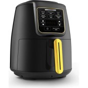 Resim 4l Sensorlü Çok Fonksiyonlu Elektrikli Pişirme Cihazı Siyah 