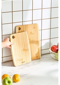 Resim Karaca Delphın Bamboo 2'li Pro Kesme Tahtası 