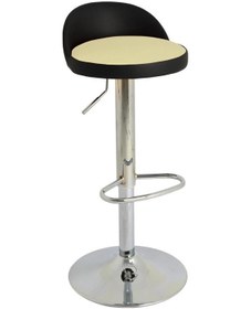 Resim Bürocci 9560S0115 Jack Bar Sandalyesi Krem Deri Krem 