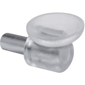 Resim Seha Metal Raf Pimi Vantuzlu Cam Tutucu 5mm (50 Adet) 