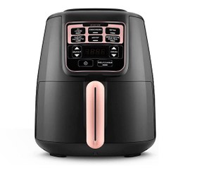 Resim Karaca Air Pro Cook XL 2 in 1 4 L Konuşan Rosegold Airfryer 