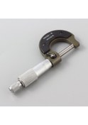 Resim Dış Metrik Ölçer Mikrometre Makinist Ölçme 0-25mm - Gümüş Ve Siyah 