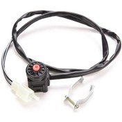 Resim Turcoshop11 1 Adet Abs Malzeme Motor Stop Şalteri Dirt Bike Atv Utv Universal Marş Butonu 
