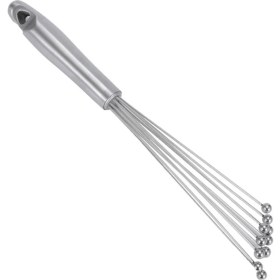 Resim 8'li Metal Uçlu Krom Saplı Çırpıcı Seti, Kek ve Yumurta Hazırlığı Için Ideal 
