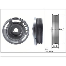 Resim Krank Kasnağı A16xer A16let A18xer A-j Z-c 55565300 / Ina 
