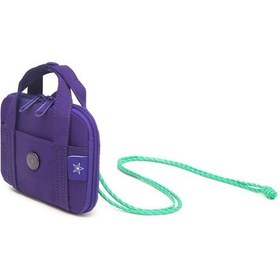 Resim Smart Bags Mikro Poly Kumaş Askılı Mini Boy Kadın Cüzdanı 3346 Mor 