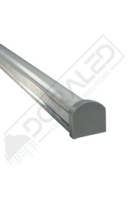 Resim HALL BREATHE Alüminyum Boş Kasa LED Profil, Opak Cam, 200cm, Beyaz, Şık ve Dayanıklı Tasarım 