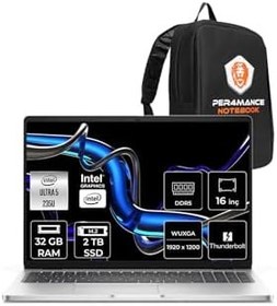 Resim Dell Pro 16 Ultra 5 235U 32GB 2TB SSD Intel Graphics 16" WUXGA FDOS Notebook & PER4 Çanta 