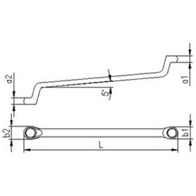 Resim İzeltaş Yıldız İki Ağız Anahtar 46x50 Mm N11.29612 