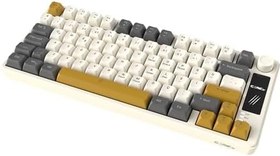 Resim Claw's Flux LCD Logo Ekran - Chromatic RGB Modlu - Ses & RGB Kontrolcüsü - Ultra Tepkime & Konfor 78 Tuş Membran Gaming & Ofis Klavyesi 