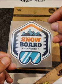 Resim Bay Etiket Hbg39 Snowboard Etiketi 