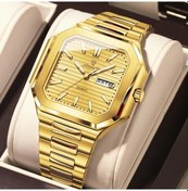 Resim Fochsia Poedagar Erkekler İçin Şık Ve Çok Yönlü Suya Dayanıklı Kuvars Saat 672 Altın Renk Diğer 