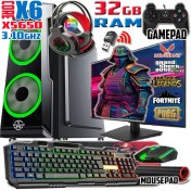 Resim WarboX Yakuza Xeon X5650 32gb Ram 240gb Ssd 250gb Hdd R7 240-4gb E.kartı 24" Monitör Gaming Bilgisayar 