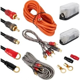 Resim TeknoKapsül Fullsound G-506D 8ga Oto Anfi Kablo Seti 