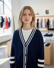 Resim Minimoda Kids Kız Çocuk Uzun Hırka 