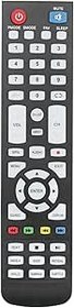 Resim ALLIMITY Brandt JVC United TV LT-32HG82U LT-32FD300 LT-19HA82U LT-32HG82WU L-28HA82U LT-28FD100 LED32BH55 LED24BH55 B1960HD-LED için uygun uzaktan kumanda 
