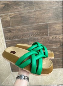 Resim Tenda Yeşil Cilt Terlik Karışık 