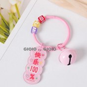 Resim Silver1 Zarif Anti-Kayıp Araba Anahtarlık Okul Çantası Çekicilik Bebek Yaratıcı Erkek ve Kadın Çift Yıldız Ayı Anahtarlık (Yurt Dışından) 