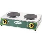 Resim Işıkgaz Silver Pleyt Isıtıcı, Ikili, Elektrikli 