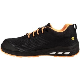 Resim Safety Jogger Ecofitz S1p Low S1p Sr Esd Cı Fo Orng İş Güvenlik Ayakkabısı Siyah Turuncu 