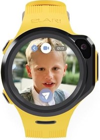 Resim Elari 4G Çocuklar Akıllı İzle Telefon GPS İzleyici Erkekler ve Kızlar için Su Geçirmez, 2-Way Ses ve Görüntülü Aramalar, SOS Düğmesi, Kaldırma Sensörü, Kamera, MP3 Çalar - Kidphone 4gr (Sarı) 