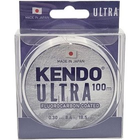Resim Kendo Ultra Fluorocarbon Coated 100m White Misina 0.08mm 