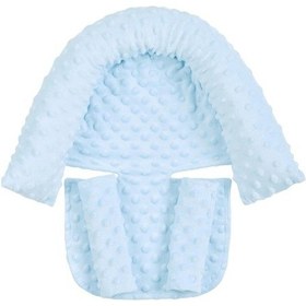 Resim Bosphorusboutique Yastık Uyku Taşıyıcı Pedi Parçaları Mavi Koltuk Kapakları Evrensel Ek Desteği Bebek Bebek Baş Askı Arabası Arabası - Ai 