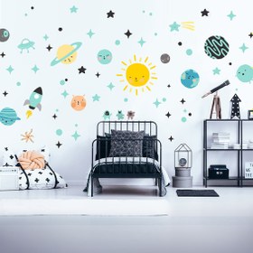 Resim UZAY Duvar Sticker Seti 