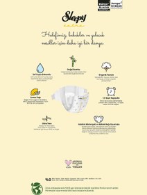 Resim Sleepy Extra Günlük Aktivite Fırsat Paketi Bebek Bezi 1 Yenidoğan Numara 50 Adet - Standart / Standart 