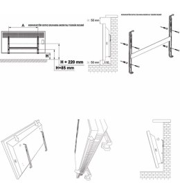 Resim İvigo Elektrikli Panel Konvektör Isıtıcı Manuel 1500 Watt Beyaz 