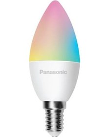 Resim Panasonic Led Akıllı Bluetooth Wi-fi Rgb E14 Lamba 4,9w Çok Renkli 