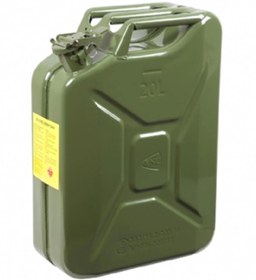 Resim BİTERSE KNC Metal Yakıt Bidonu Yeşil 20Lt 