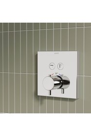 Resim Artema AquaHeat A42746 Ankastre Termostatik Banyo Bataryası, Sıva Üstü Grubu, Krom 