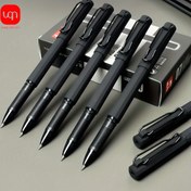 Resim twqn/2/5 adet Siyah İş Özel İmza Jel Kalem, Basit ve Zarif, Mat Hissi, Pürüzsüz Mürekkep, Rahat Tutuş, 0.7mm Mermi Başlı Pratik Kalem, Sert Kalem Kaligrafi Kalem, Günlük Yazı 