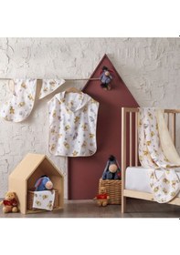 Resim Disney Winnie Pamuk Lisanslı Müslin Bandana Çok Renkli 
