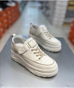 Resim Guja 24y314-8 Kadın Hakiki Deri Yüksek Taban Cırtlı Sneaker Spor Ayakkabı 