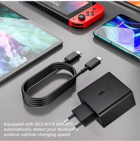 Resim Samsung Uyumlu Galaxy S20 Ultra 5g S22 S22+ 5guyumlu 45w Turbo Hızlı Şarj Aleti Cihazı Seti Pd 