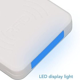 Resim RFID Telefon Kart Okuyucu, Cep Telefonu Kart Okuyucu Yüksek İletim Verimliliği Tip C Arayüzü Tak ve Çalıştır Sağlam Dahili Cep Telefonu için Buzzer (Beyaz) 