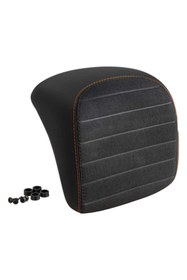 Resim Vespa GTS Supertech 125-300 Çanta Sırt Dayama Pedi *Siyah-Turuncu Fitilli* / PIAGGIO 