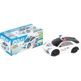Resim Prestij Polis Arabası 3D Işıklı Müzikli Pilli P-1010 2020 