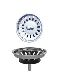 Resim Çöpmak Paslanmaz Çelik Sifon Süzgeci 8 Cm Lavabo Evye Süzgeci Lav 