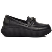 Resim Aspor Siyah Cilt Kadın Düz Rahat Günlük Ayakkabı Çok Renkli 