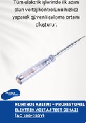 Resim Sgs Kontrol Kalemi – Profesyonel Elektrik Voltaj Test Cihazı (AC 100–250V) 