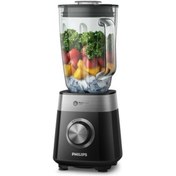 Resim Philips 6 Bıçaklı 2000 ml 800 W 3 Hız Kademeli Blender, Siyah 
