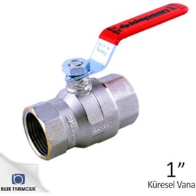 Resim 1" Su Vanası (1 Parmak) Küresel Vana Klepsan 