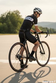 Resim Bisan All Trail GRX 400 Yol Bisikleti 56 Cm Alüminyum Kadro 700C 2x10 Shimano Vites - Mat Siyah Turuncu 