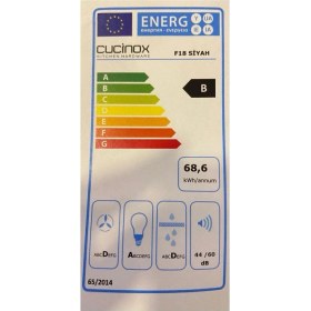 Resim Cucinox F 18 Siyah Duvar Tipi 60 cm Davlumbaz 